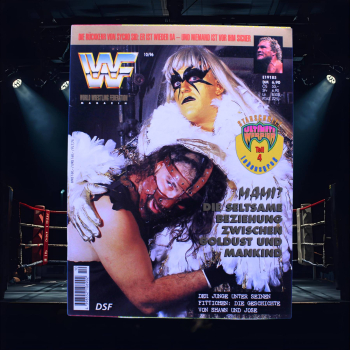 WWF Magazin Nr. 10 (1996) | Ultimate Warrior Poster | Goldust & Mankind | Ehapa